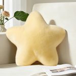 19 Inch Star Shaped Pillow, Cute Decorative Throw Pillow for Couch, Bed and Sofa